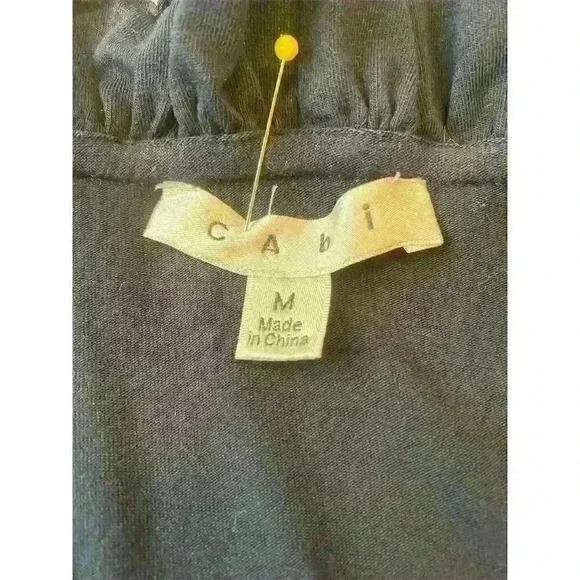 CAbi Women's Military Style Blazer Jacket Blue Button Detail Size M - Picture 4 of 7